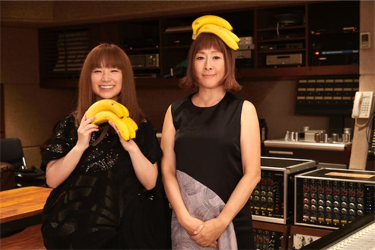 矢野顕子＆YUKI、タワーレコード「NO MUSIC, NO LIFE.」ポスターに二人揃ってバナナを持って登場！