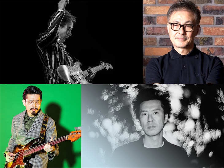 鈴木茂 × 林立夫 × 猪野秀史 × ハマ・オカモト（OKAMOTO'S）による全国5箇所を回るツアーの開催が決定！