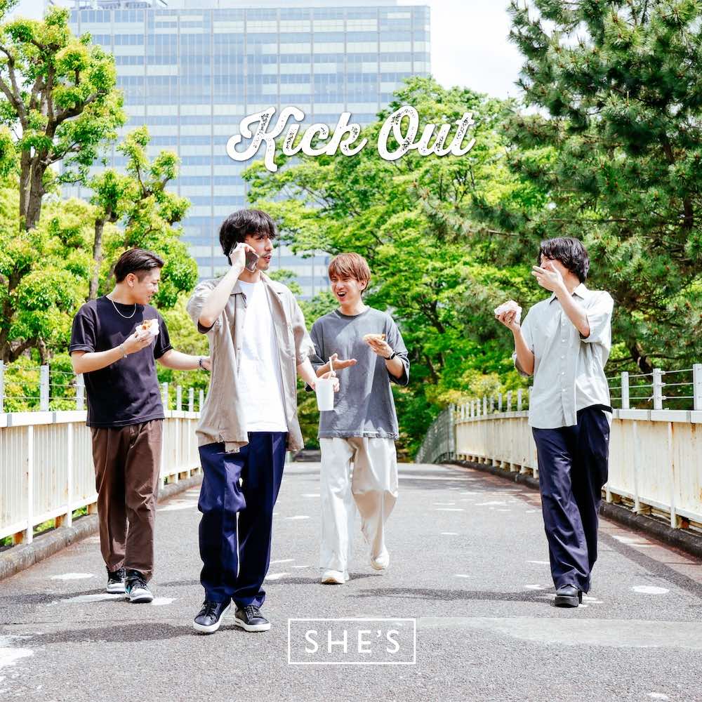 SHE'S、3年ぶり野音公演で新曲「Kick Out」初披露！6月12日配信決定！