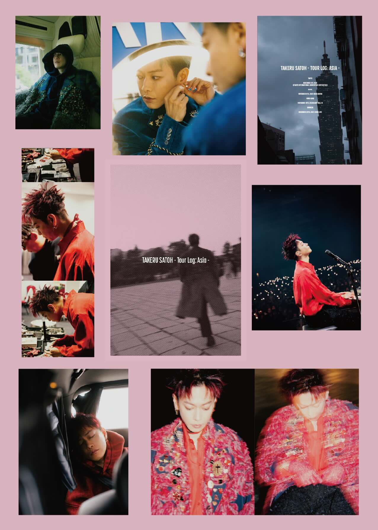 佐藤健、自身初のソロアジアツアーの模様を収めた「TAKERU SATOH - Tour Log: Asia -」発売決定！