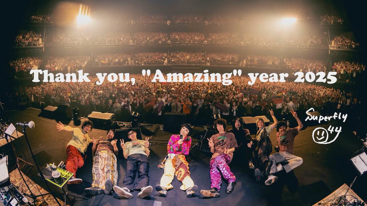 Superfly、1年の感謝を込めたSpecial Movie公開と共にカバーイヤーが遂に閉幕！