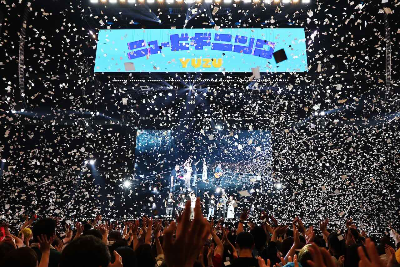 ゆず、超満員のKアリーナ横浜でDayDay.チームとスペシャル コラボ！番組テーマソング『ニュービギニング』をサプライズ披露！